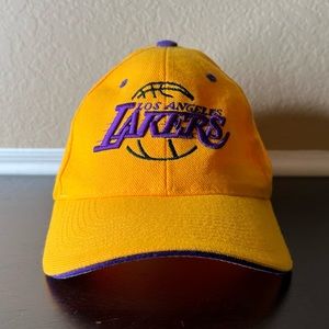 Los Angeles Lakers Baseball Hat, Cap, Yellow Purple, Sports Memorabilia, Basketb